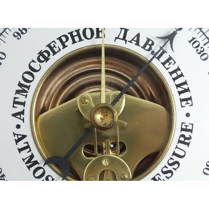 Stary radziecki barometr marynistyczny z lat 70tych , średnica 19cm
