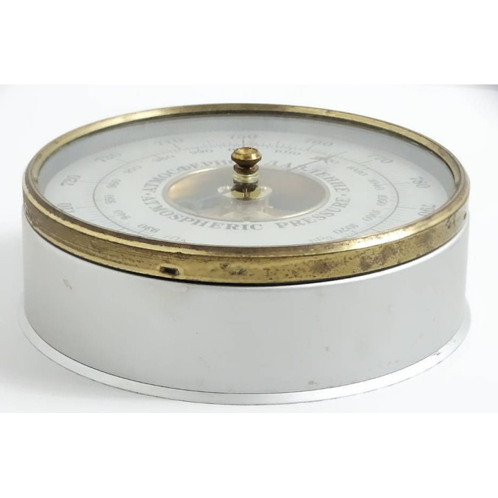 Stary radziecki barometr marynistyczny z lat 70tych , średnica 19cm