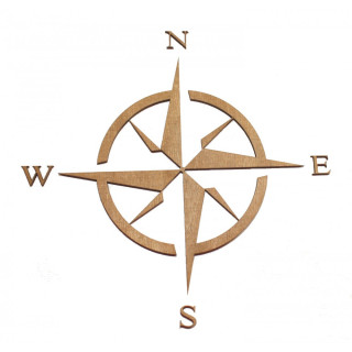 Róża wiatrów - kompasowa - wzór1