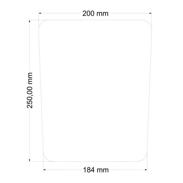 Deska do pantografu, słonina, grubość 25mm